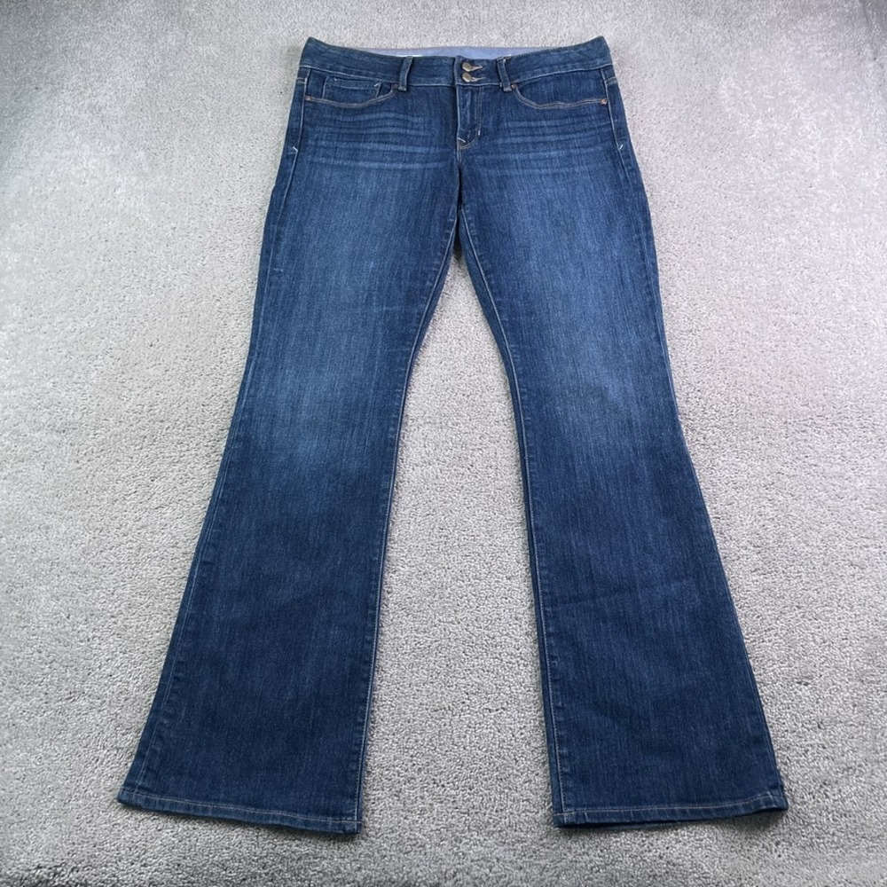 Gap Jeans Women 10 30 Blue Perfect Boot Dark Wash Stretch Denim Mid Rise Casual